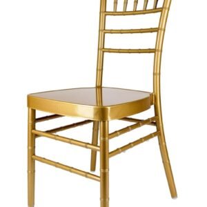 Elegant Gold Aluminum Chiavari Chair without cushion